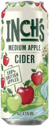 Inchs Medium Apple Cider Cans 24x440ml