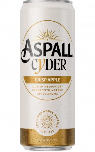 Aspall Cyder Crisp Apple 24x330ml Cans