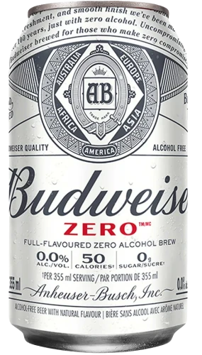 Budweiser Zero Cans 24x330ml