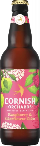 Cornish Orchards Raspberry & Elderflower Cider Cider 12x500ml