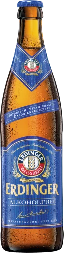 Erdinger Weissbier Alcohol Free 0.5% Bottles 12x500ml