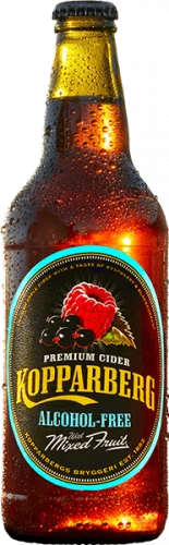 Kopparberg Mixed Fruit Alcohol Free 0.5% Cider Bottles 8x500ml