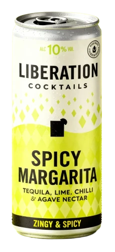 Liberation Cocktail Spicy Margarita Cans 12x150ml