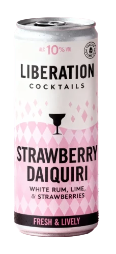 Liberation Cocktail Strawberry Daiquiri Cans 12x150ml