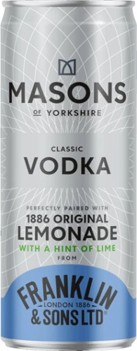 Masons Vodka and Franklin & Sons Lemonade Cans 12x250ml