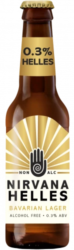 Nirvana Alcohol Free 0.3% Helles Bottles 24x330ml