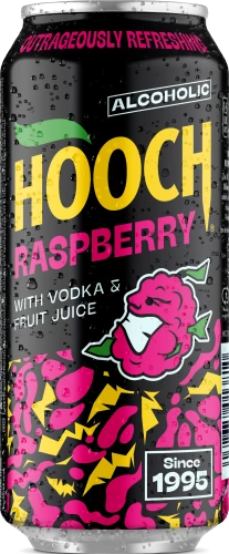 Hooch Raspberry Cans 24x440ml