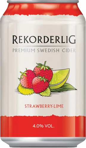 Rekorderlig Strawberry & Lime Cider Cans 24x330ml