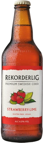 Rekorderlig Strawberry & Lime Cider Bottles 15x500ml