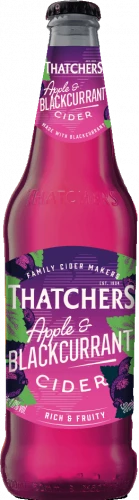 Thatchers Apple & Blackcurrant Bottles 6x500ml